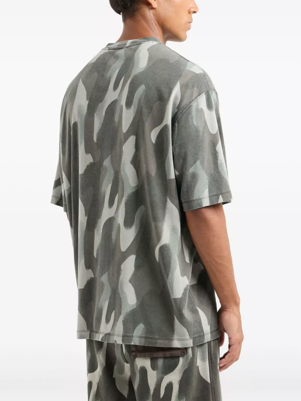 Cheap Armani Exchange camouflage-pattern T-shirt Men 0119