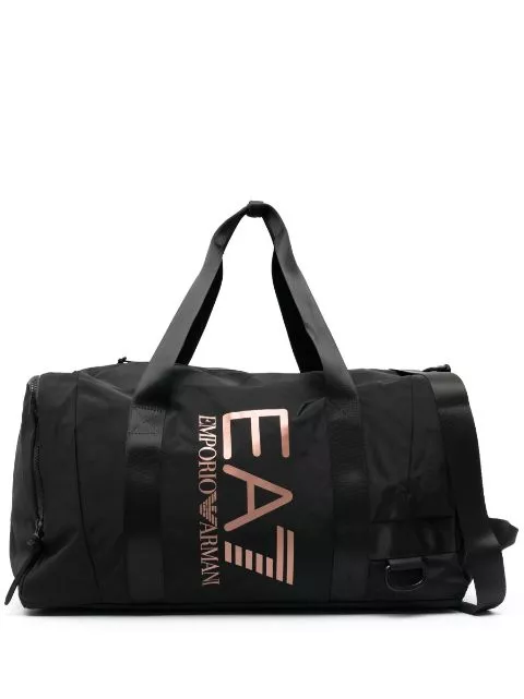 Ea7 Emporio Armani logo-print luggage bag Men 0118