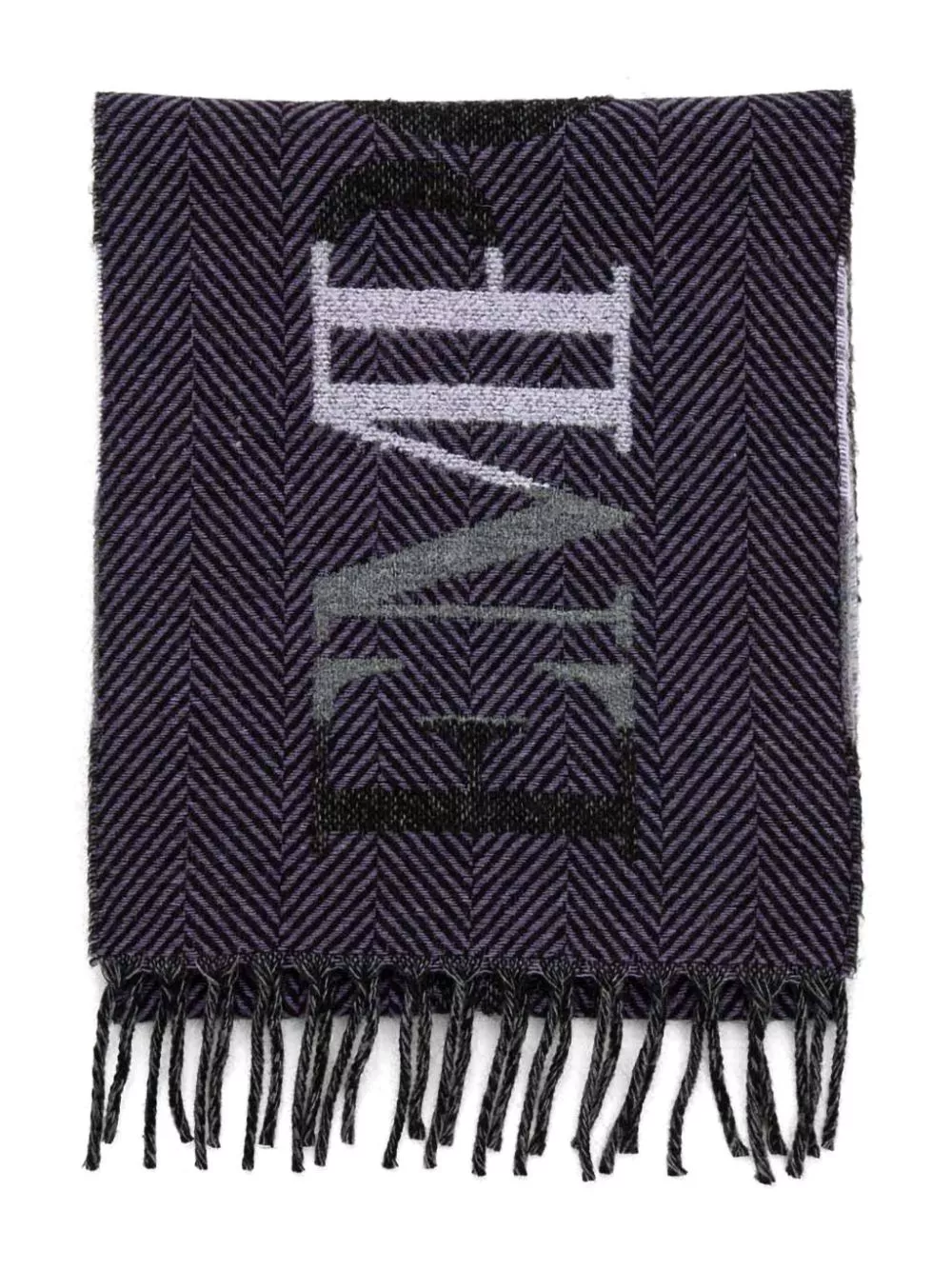 Affordable Emporio Armani logo-intarsia scarf Women 0114