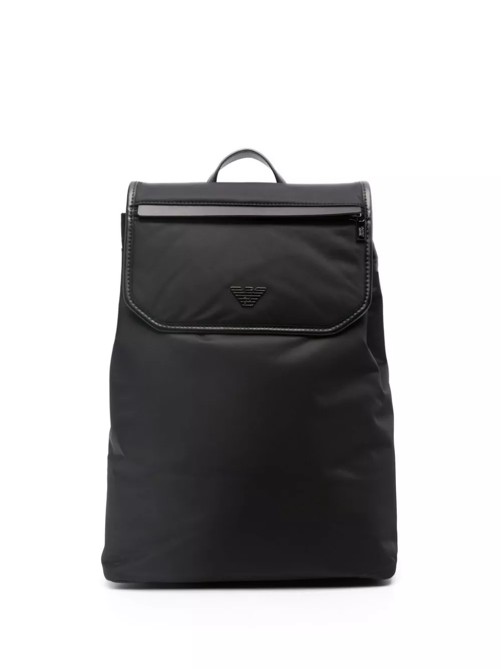 Cheap Emporio Armani logo-plaque foldover backpack Men 0118