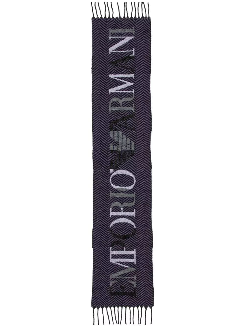 Affordable Emporio Armani logo-intarsia scarf Women 0114