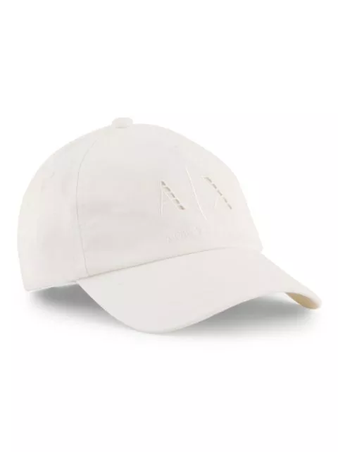 Armani Exchange logo-embroidered cotton cap Women 0116