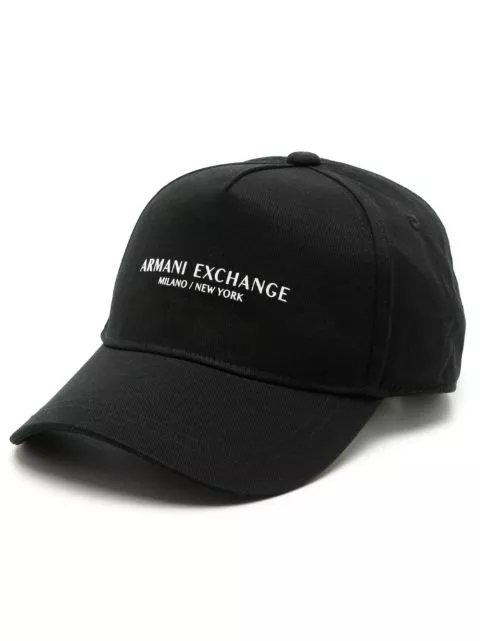 Armani Exchange logo-print curved-peak cap Women 0113