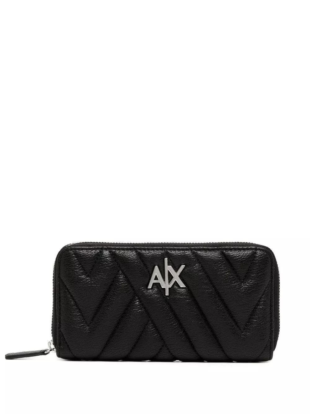 Cheap Armani Exchange logo-plaque quilted wallet Women 0116