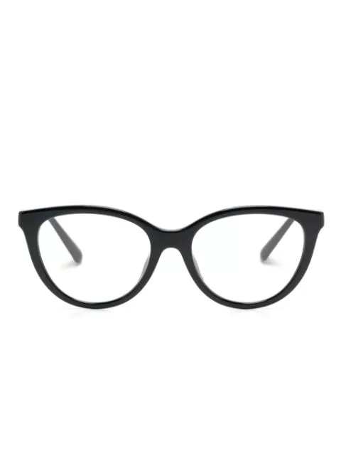 Emporio Armani clip on-lenses cat-eye glasses Women 0114